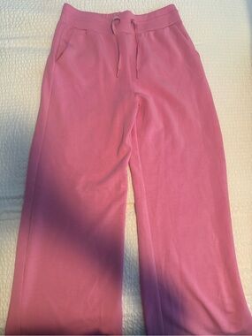 Salt Project Wide Leg Pink Sweatpants